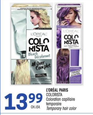Uniprix L'oréal paris colorista coloration capillaire temporaire temporary hair color offer