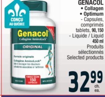 Jean Coutu Genacol collagen optimum offer