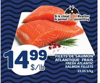 Marché Bonichoix Fresh atlantic salmon fillets offer