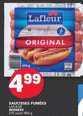 Marché Bonichoix Lafleur wieners offer