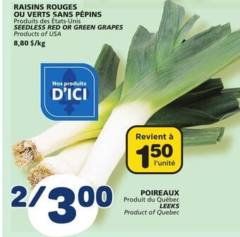 Marché Bonichoix Leeks offer
