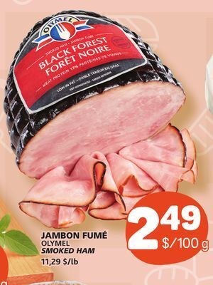Marché Bonichoix Olymel smoked ham offer