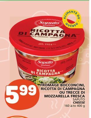 Marché Bonichoix Saputo cheese offer