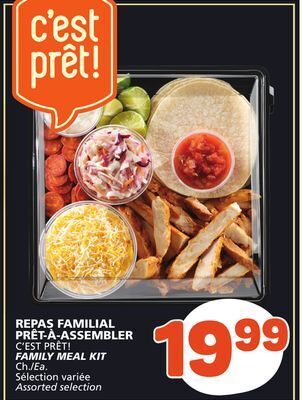 Marché Bonichoix C'est prêt! family meal kit offer