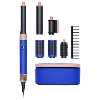 Best Buy Dyson airwrap multi-styler complete long hair styler gift set - ultra blue/blush offer
