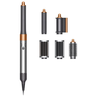 Best Buy Dyson airwrap styler complete long curling iron - nickel/copper offer