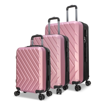 Best Buy Nicci 3 piece luggage set highlander collection offer