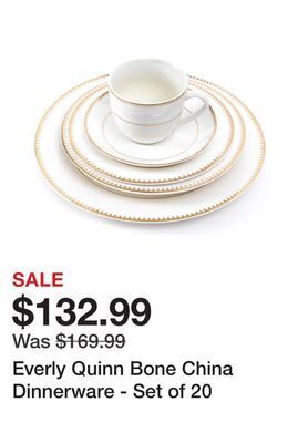 Wayfair Everly quinn bone china dinnerware - set of 20 offer