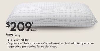 Sleep Country Bio-soy pillow offer