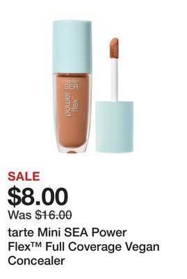 Sephora Tarte mini sea power flex full coverage vegan concealer offer