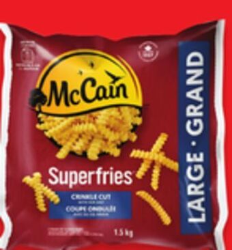 Walmart Mccain family size premium fries offer