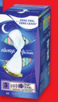 Walmart Always pads, liners or period underwear, tampax tampons or l. natural pads or tampons offer