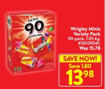 Walmart Wrigley minis variety pack offer