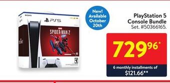 Walmart Playstation 5 console bundle offer