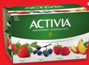 Walmart Activia 12 x 100 g offer