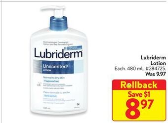 Walmart Lubriderm lotion offer