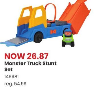 Toys R us Blippi monster truck stunt set offer