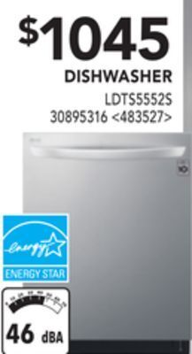 Lowe's Lg dishwasher offer