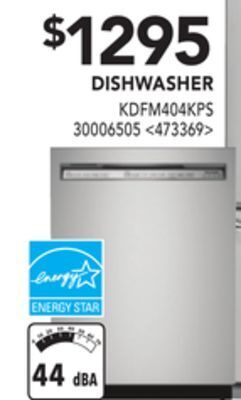 Lowe's Kitchenaid dishwasher offer