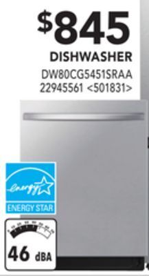 Lowe's Samsung dishwasher offer