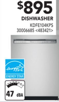 Lowe's Kitchenaid dishwasher offer