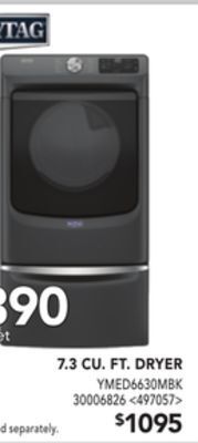 Lowe's Maytag 7.3 cu. ft. dryer offer