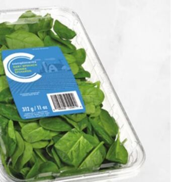 Sobeys Baby spinach or spring mix offer
