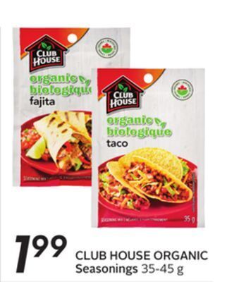 Sobeys Organic seasonings offer