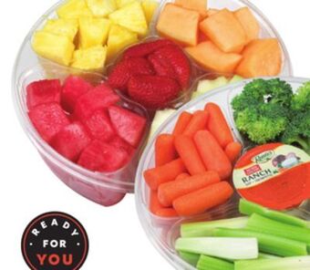 Sobeys Prepared fresh daily in-store fruit or vegetable celebration trays offer