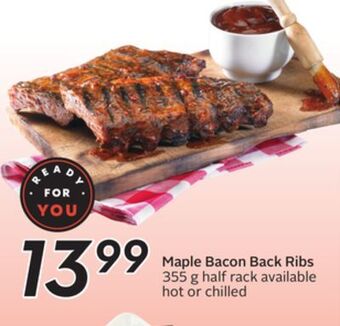 Sobeys Maple bacon back ribs offer