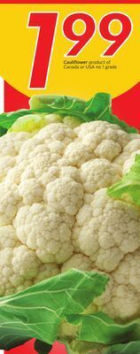 Sobeys Cauliflower offer
