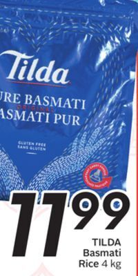 Sobeys Basmati rice offer