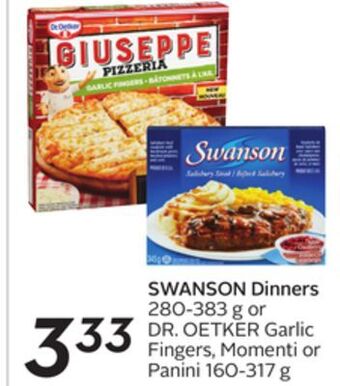 Sobeys Swanson dinners offer