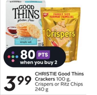 Sobeys Good thins crackers offer