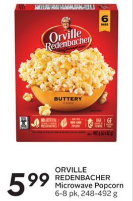 Sobeys Microwave popcorn offer