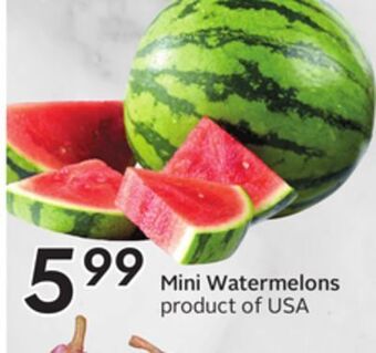 Sobeys Mini watermelons offer