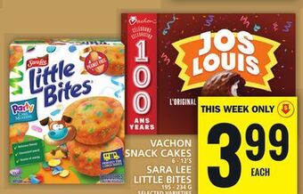 Food Basics Vachon snack cakes or sara lee little bites offer