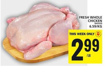 Food Basics Fresh whole chicken bagged offer