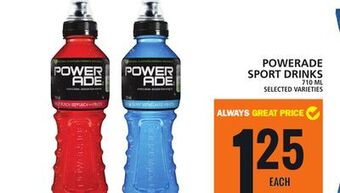 Food Basics Powerade sport drinks offer