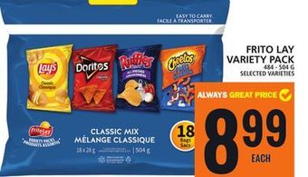Food Basics Frito lay variety pack offer