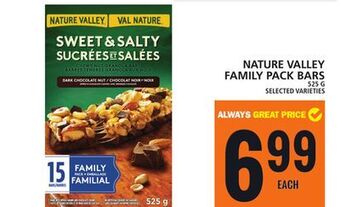 Food Basics Nature valley family pack bars offer