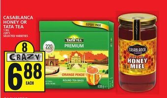 Food Basics Casablanca honey or tata tea offer