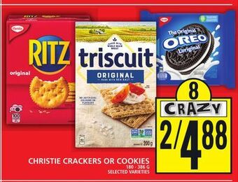 Food Basics Christie crackers or cookies offer