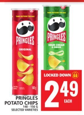 Food Basics Pringles potato chips offer