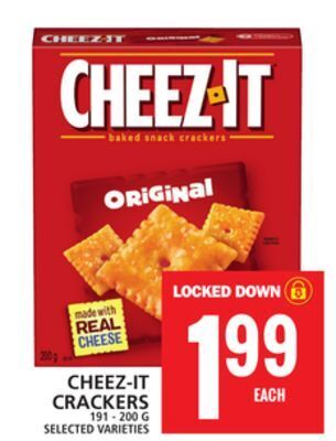 Food Basics Cheez-it crackers offer