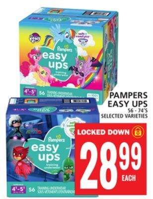 Food Basics Pampers easy ups offer