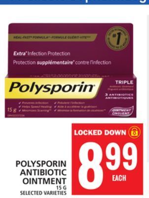 Food Basics Polysporin antibiotic ointment offer