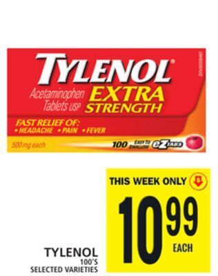 Food Basics Tylenol offer