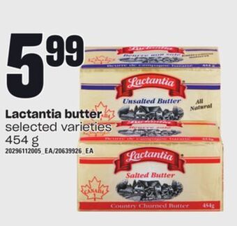 Loblaws Lactantia butter, 454 g offer