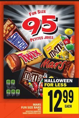 Food Basics Mars fun size bars offer